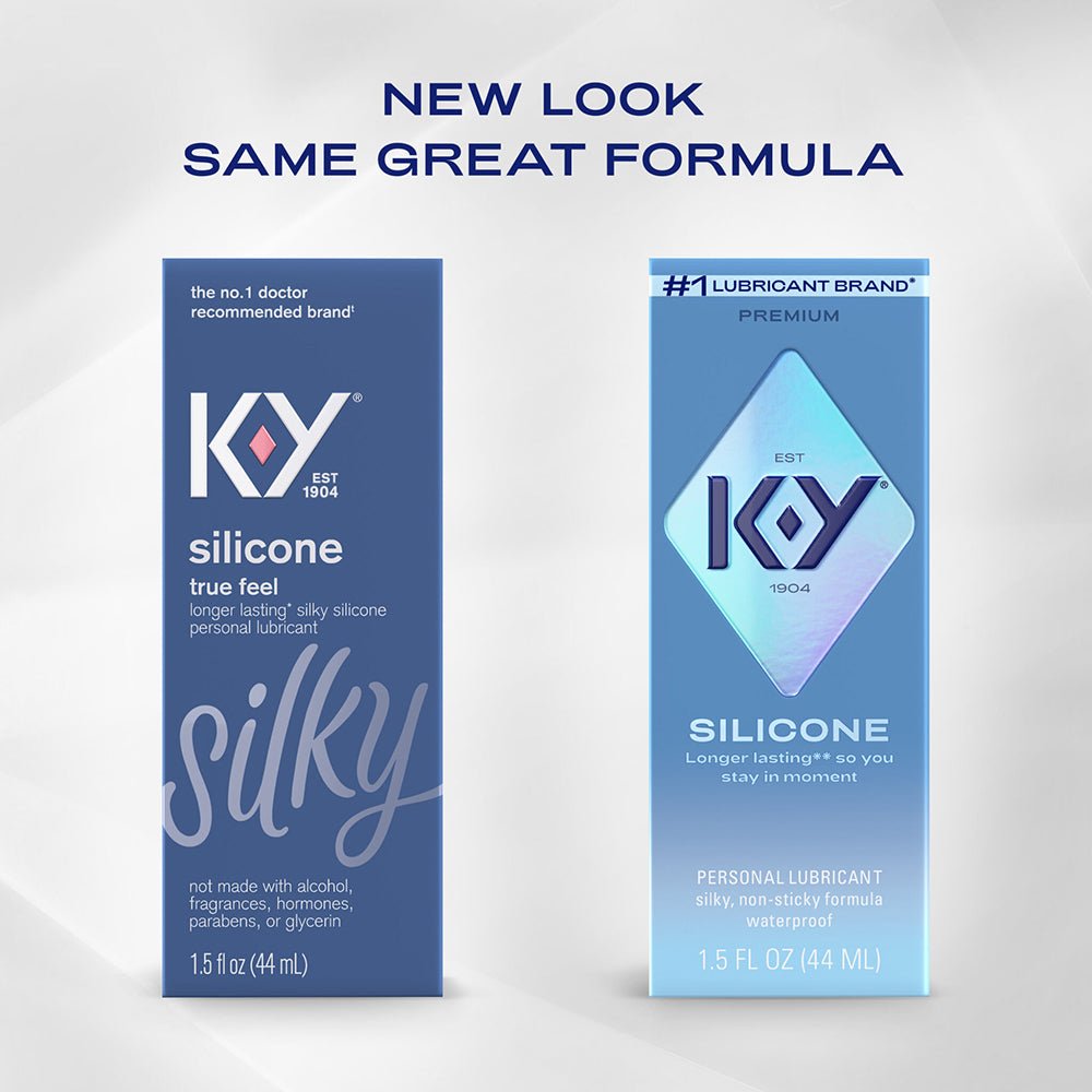 K-Y True Feel Premium Intimate Silicone Gel Lubricant 1.5oz. - Image 2