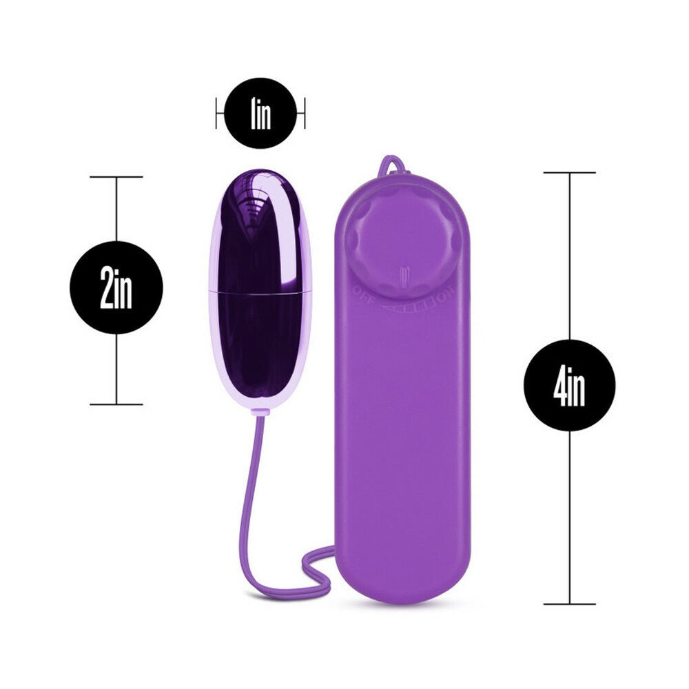 B Yours Power Bullet Remote-Controlled Egg Vibrator Purple - Image 6