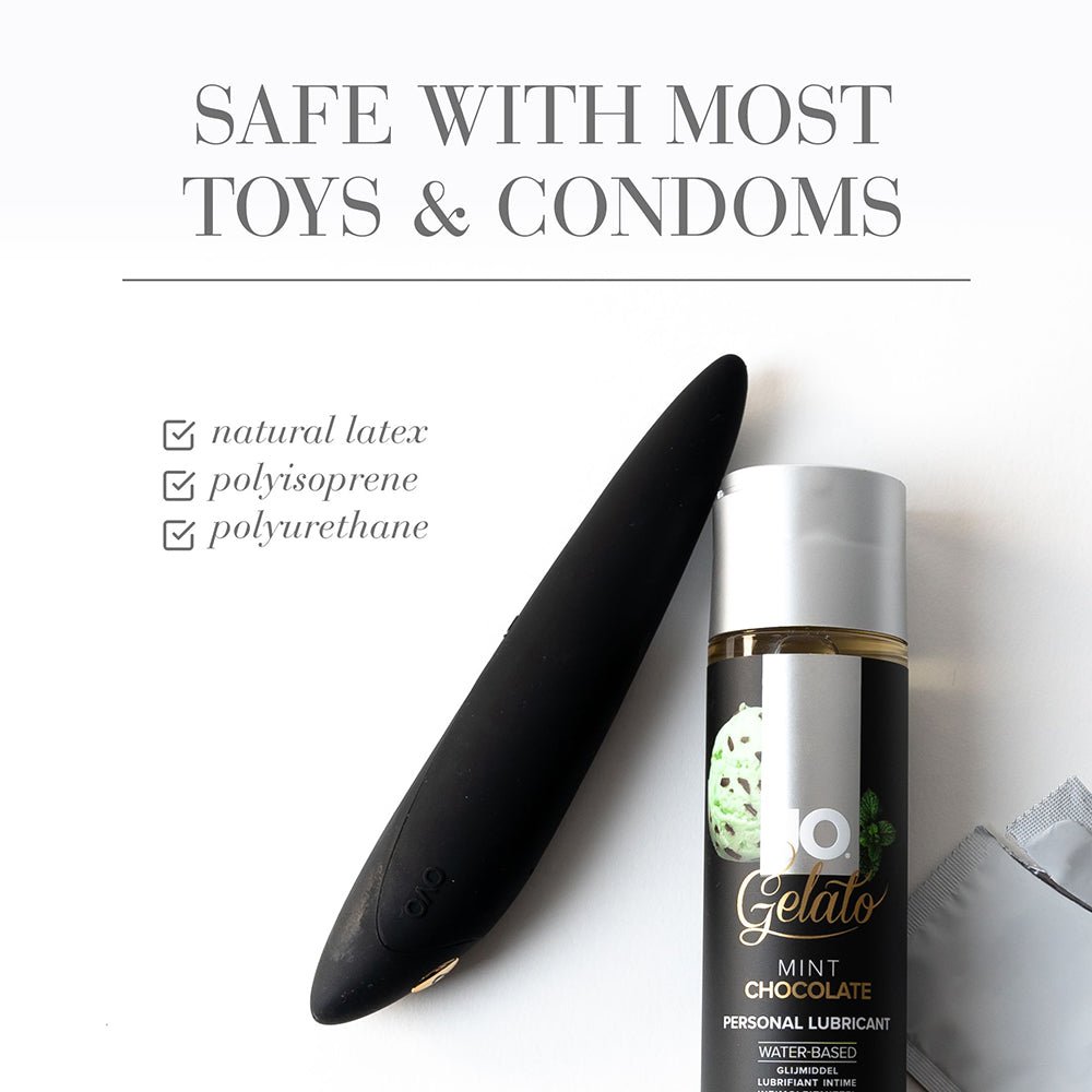 JO Gelato Mint Chocolate Flavored Water-Based Lubricant 4 oz. - Image 3