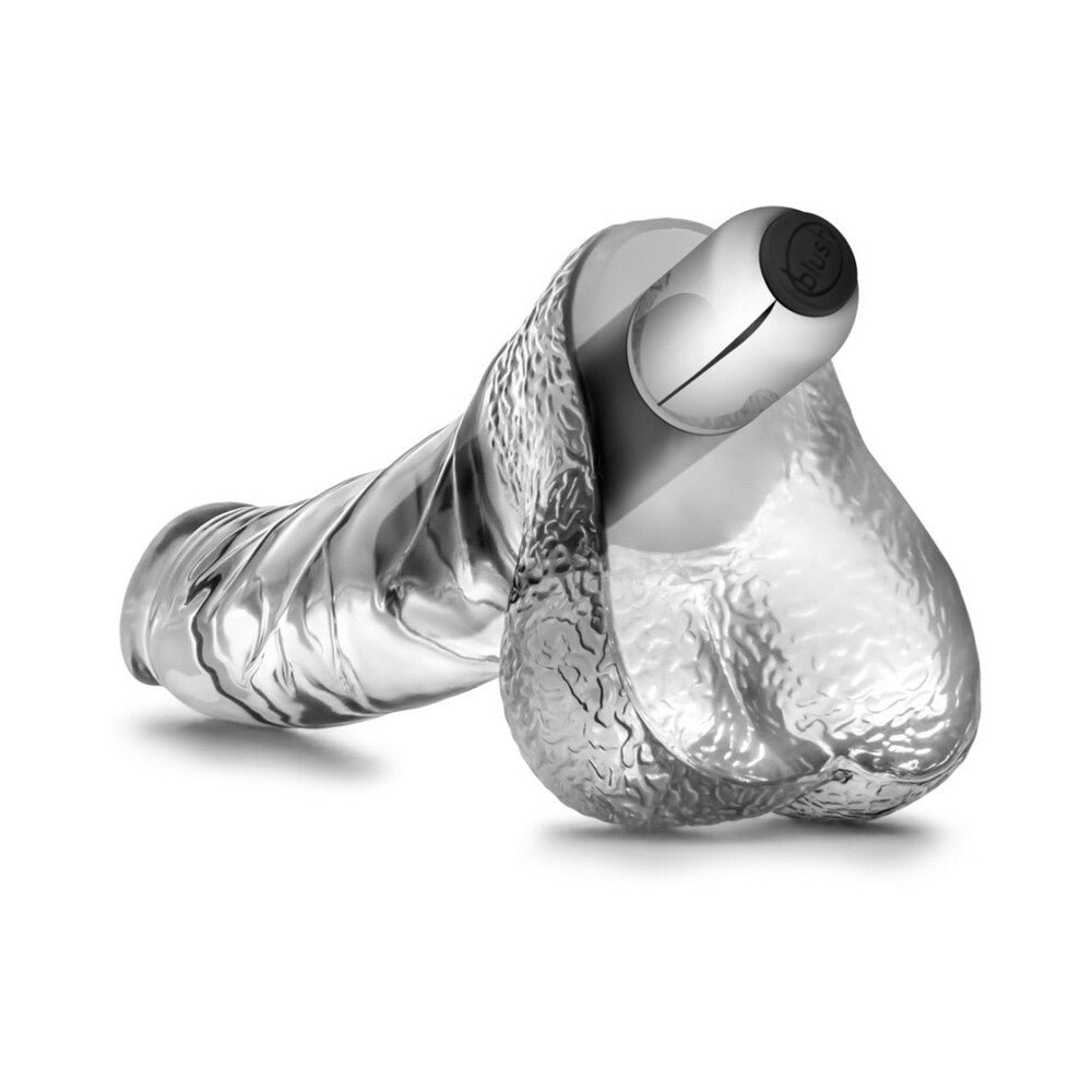 Naturally Yours Vibrating Ding Dong with Balls 6.5 in. Clear - Image 5