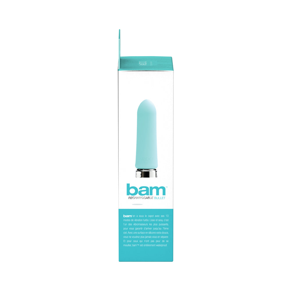 VeDO Bam Rechargeable Bullet - Tease Me Turquoise - Image 5