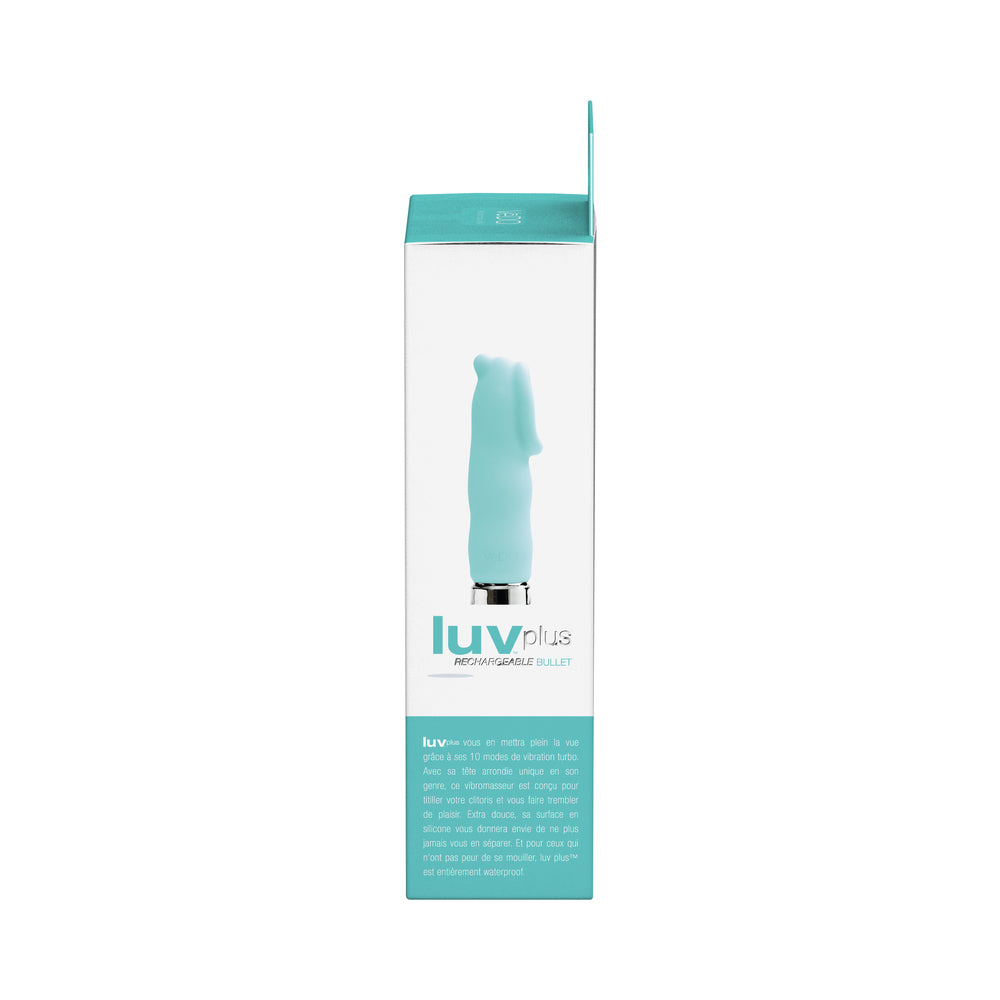 VeDO Luvplus Rechargeable Vibe - Tease Me Turquoise - Image 7