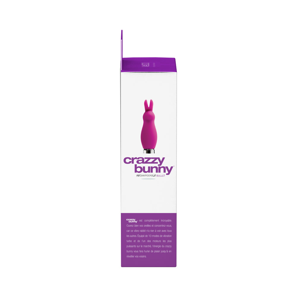 VeDO Crazzy Bunny Rechargeable Mini Vibe - Perfectly Purple - Image 6