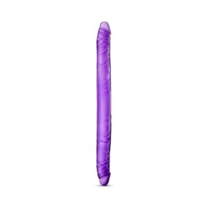B Yours 16 in. Double Dildo Purple - Image 3