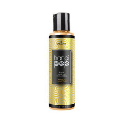 Sensuva HandiPop Edible Hand Job Massage Gel Mango Smoothy 4.2 oz.