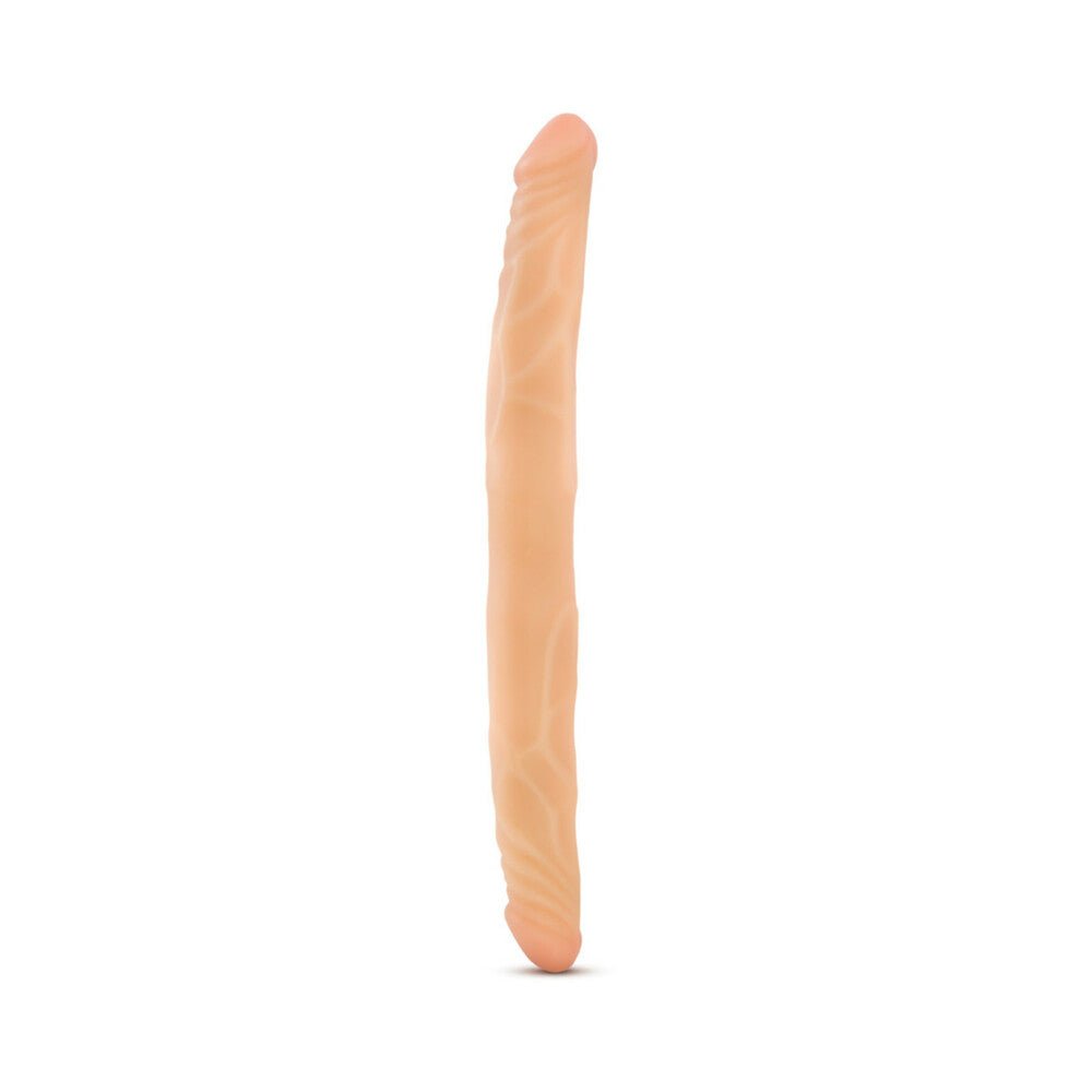 B Yours 14 in. Double Dildo Beige - Image 2