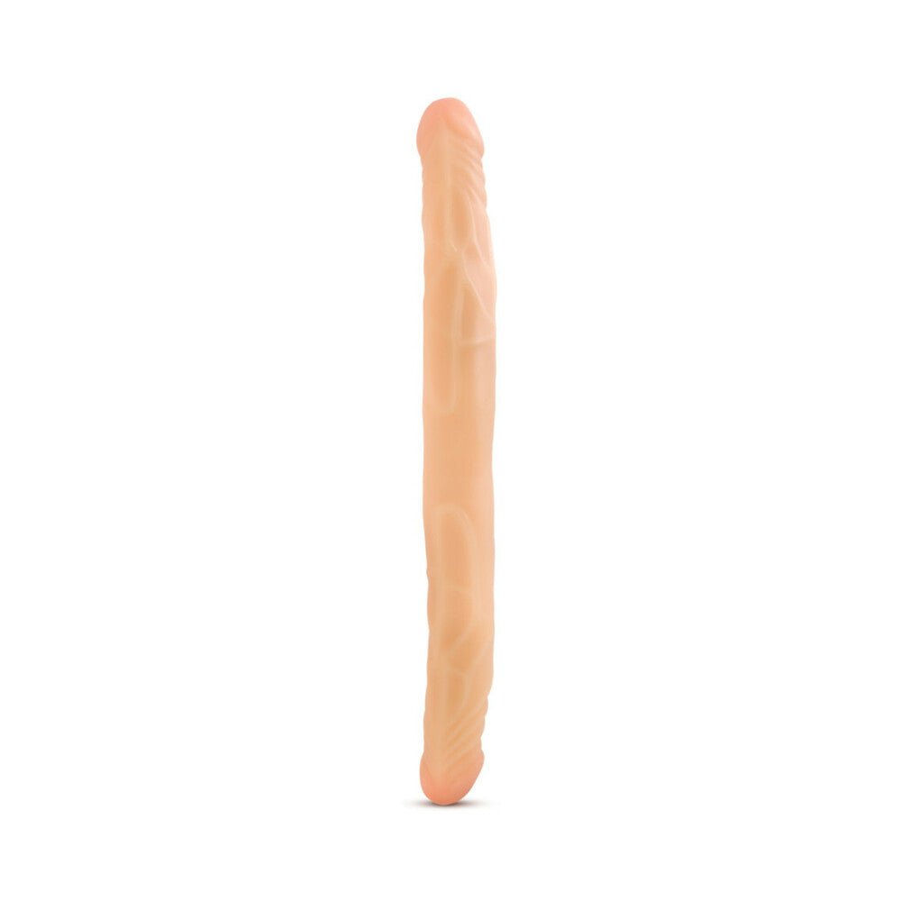 B Yours 14 in. Double Dildo Beige - Image 3