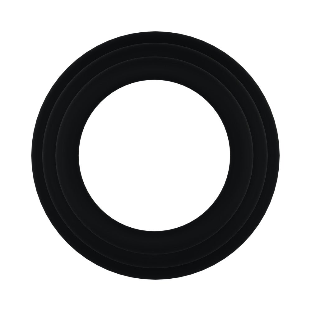 Rock Solid Black Gasket Silicone 3pc Set (.75in,1in,1.25in) - Image 4