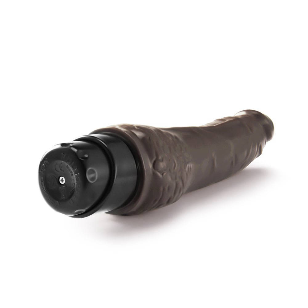 Dr. Skin Cock Vibe 7 Realistic 8.5 in. Vibrating Dildo Brown - Image 6