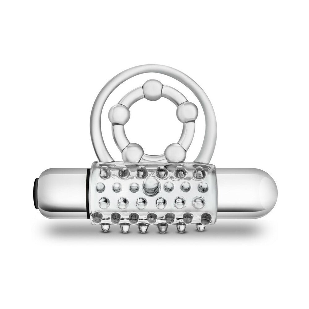 Stay Hard Vibrating Super Clitifier Cockring Clear - Image 2