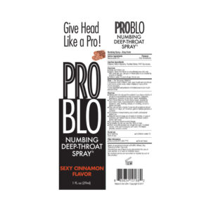 Alternative view of Problo Numbing Spray Cinnamon