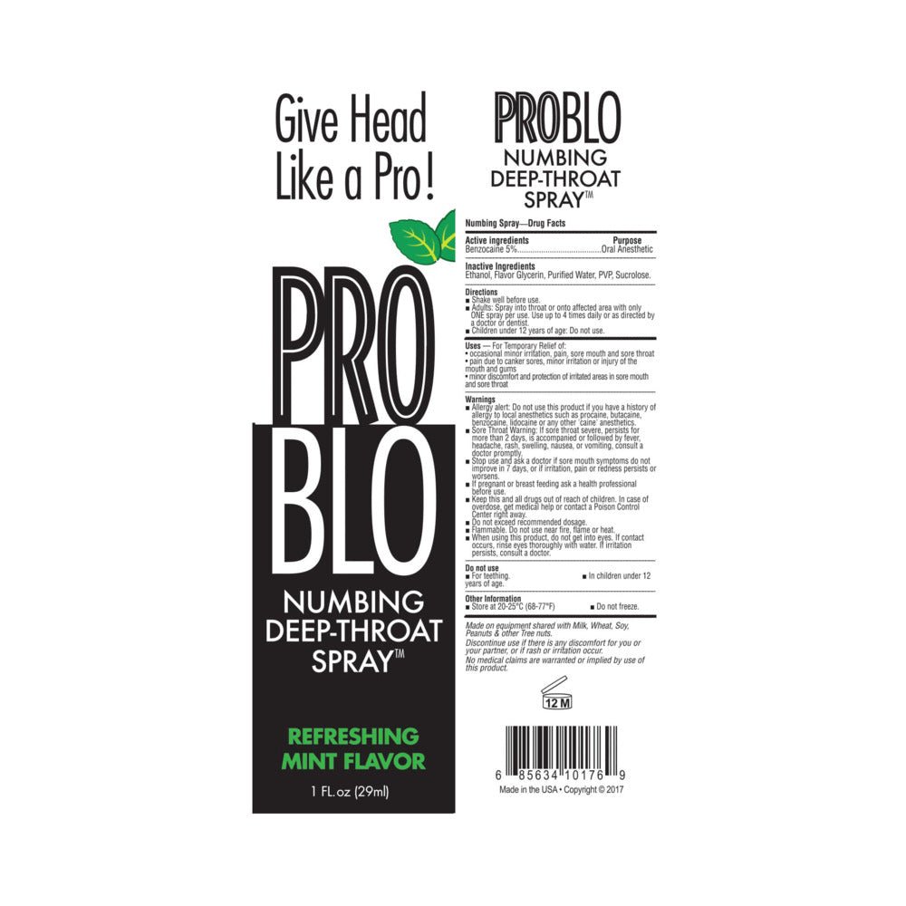 Problo Numbing Spray Mint - Image 2