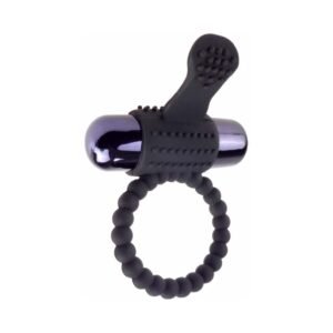 Fantasy C-Ringz Vibrating Silicone Super Ring With Bullet Black - Image 3