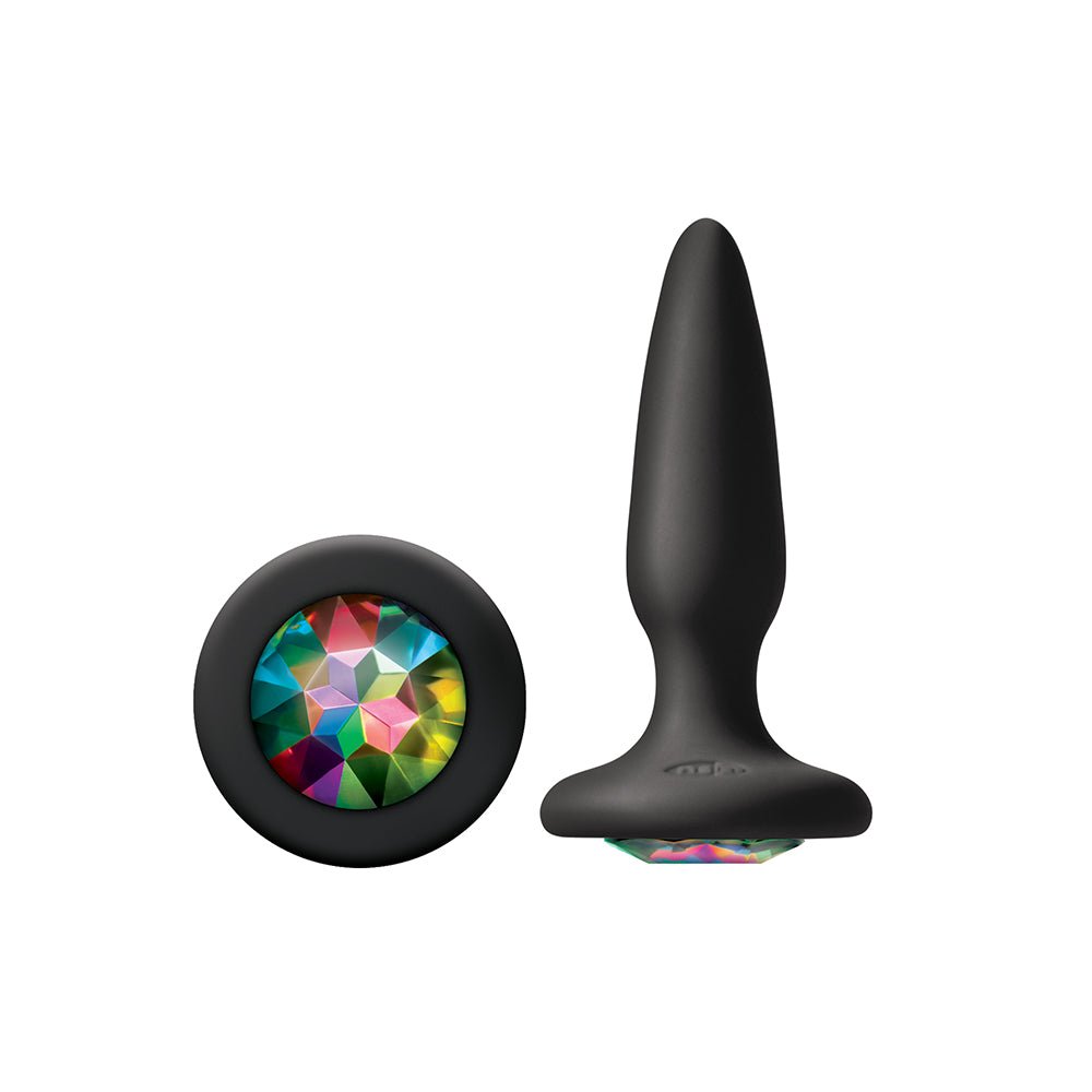 Glams Mini Anal Plug Rainbow Gem - Image 2