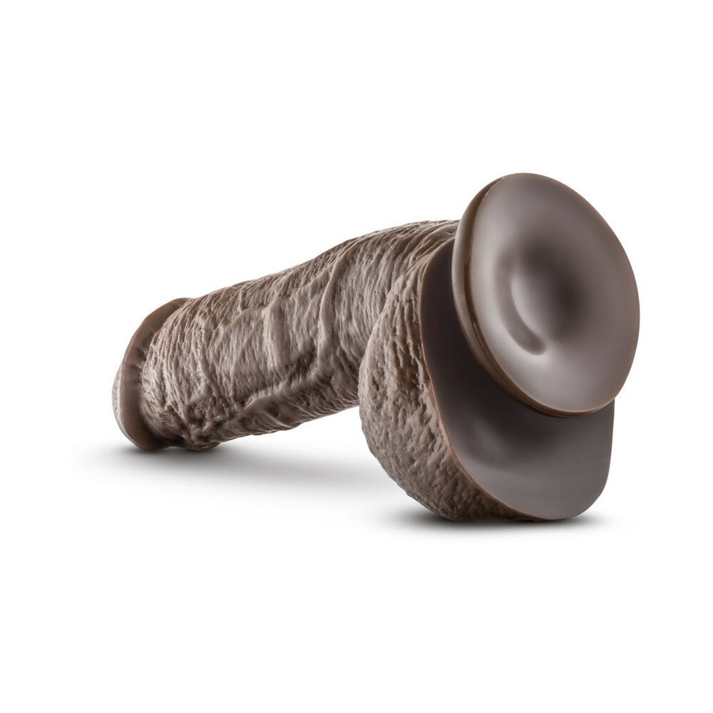 Dr. Skin Mr. D Realistic 8.5 in. Dildo with Balls Brown - Image 5