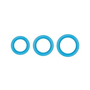 Alternative view of Firefly Halo Cock Ring Medium Blue