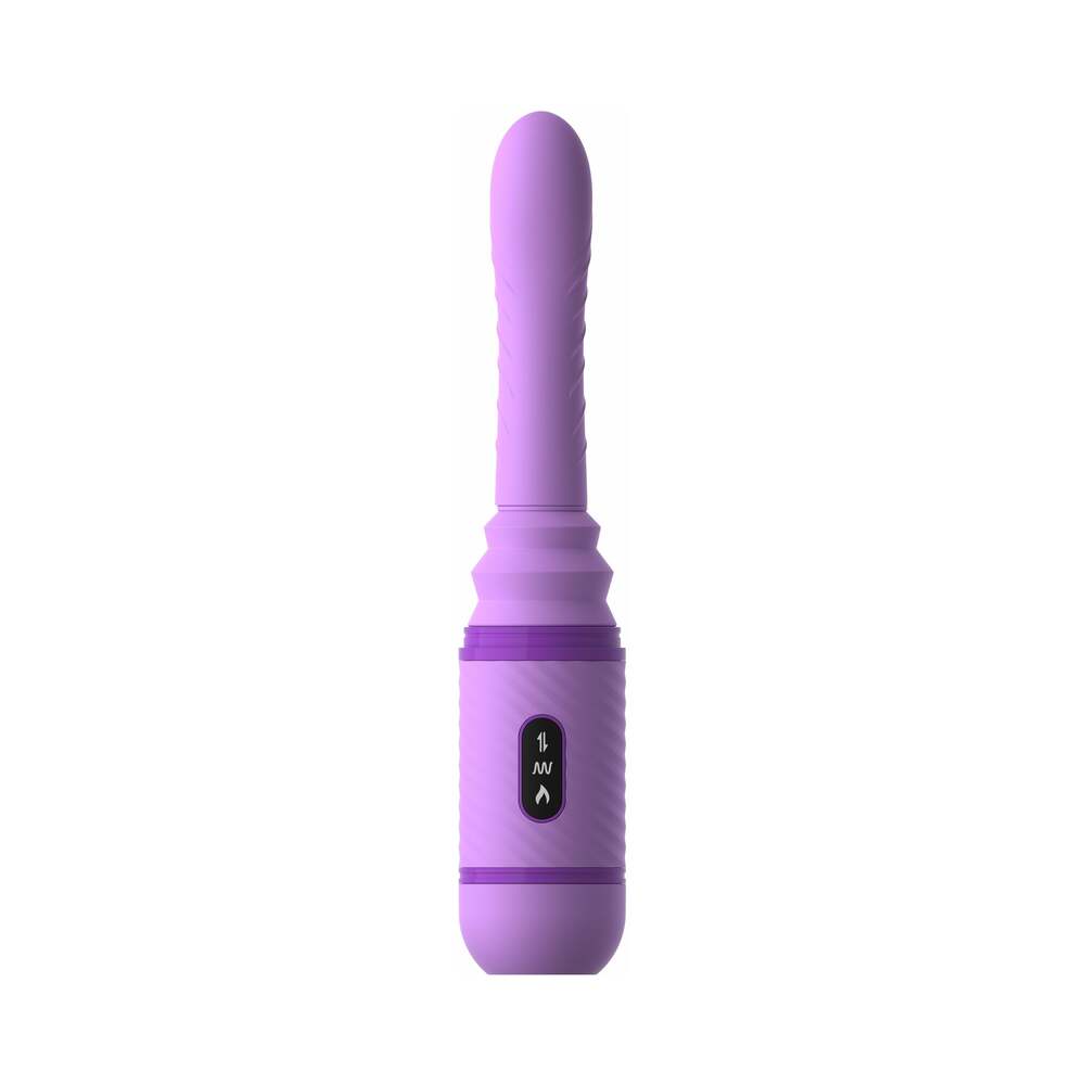Fantasy For Her Love Thrust-Her Rechargeable Silicone Thrusting Vibrator Purple - Image 2