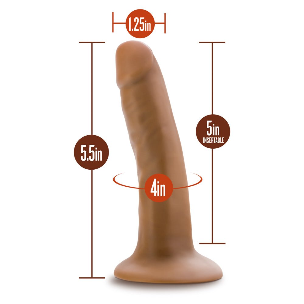 Dr. Skin Realistic 5.5 in. Dildo Tan - Image 6
