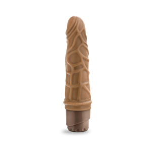 Alternative view of Dr. Skin Cock Vibe 3 Realistic 7.25 in. Vibrating Dildo Tan