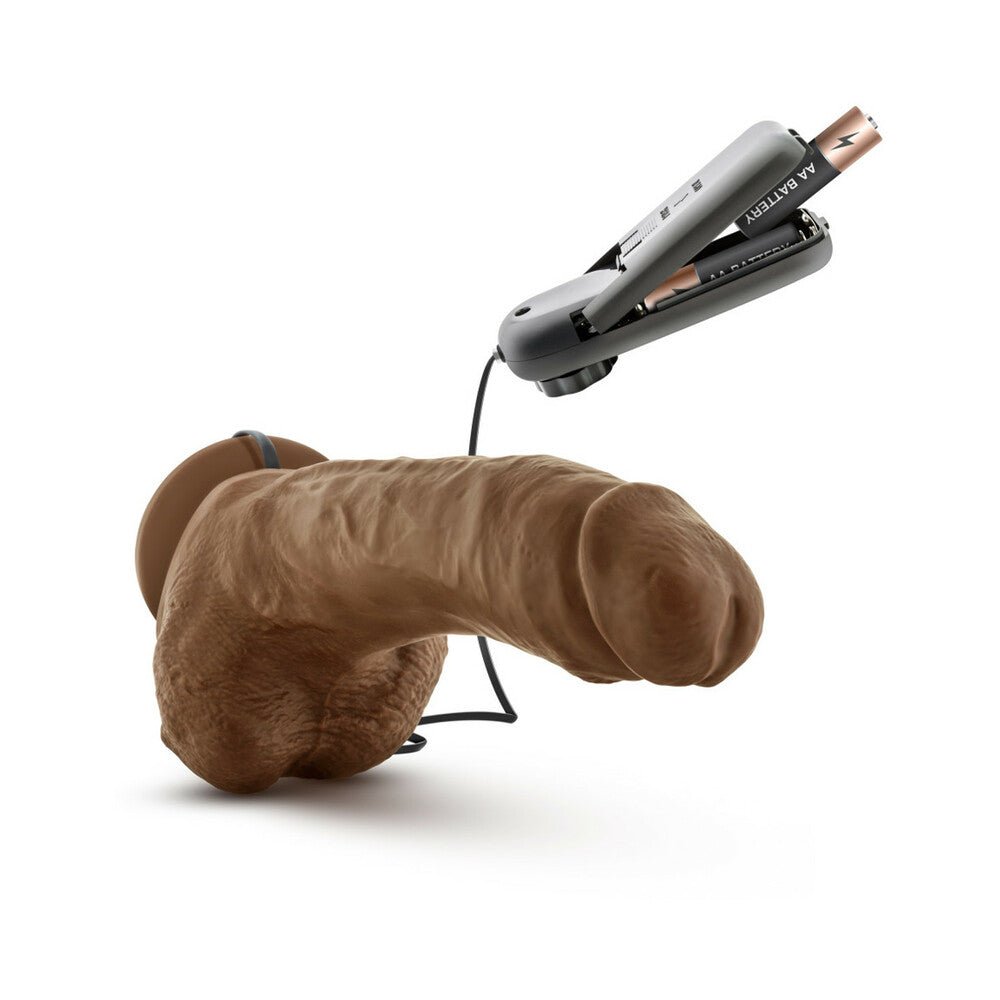 Loverboy The Boxer Remote-controlled 9 in. Vibrating Dildo with Balls Tan - Image 7