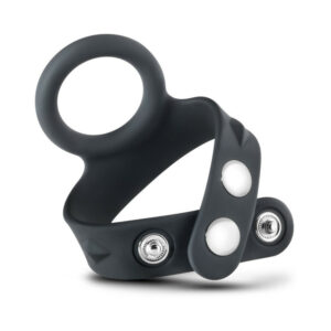 Alternative view of Performance VS6 Silicone Cock & Ball Strap Black