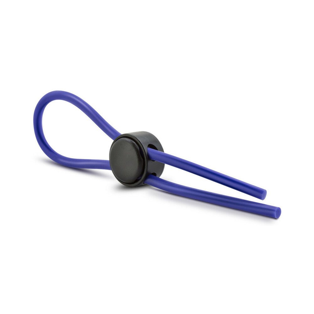 Stay Hard Silicone Loop Lasso/Bolo Cockring Blue - Image 3