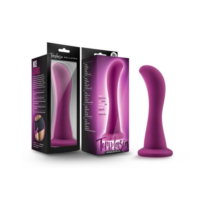 Temptasia Bellatrix 6.25 in. Curved Dildo Plum