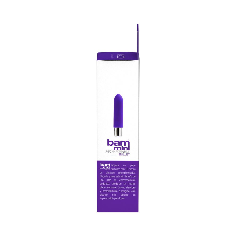 VeDO Bam Mini Rechargeable Bullet Vibe - Indigo - Image 5
