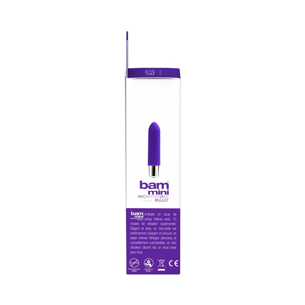 VeDO Bam Mini Rechargeable Bullet Vibe - Indigo - Image 6