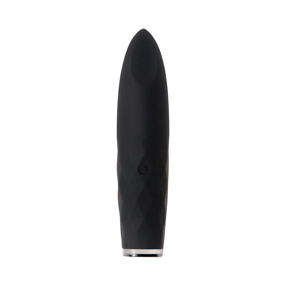 Evolved On The Spot Light-Up Rechargeable Silicone Bullet Vibrator Black - Image 10
