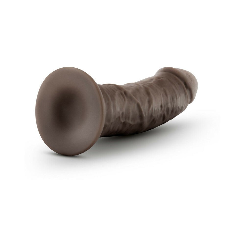 Au Naturel 8 in. Posable Dual Density Dildo Brown - Image 5