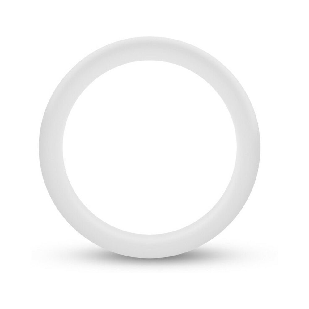 Performance Silicone Glo Cock Ring White Glow - Image 2