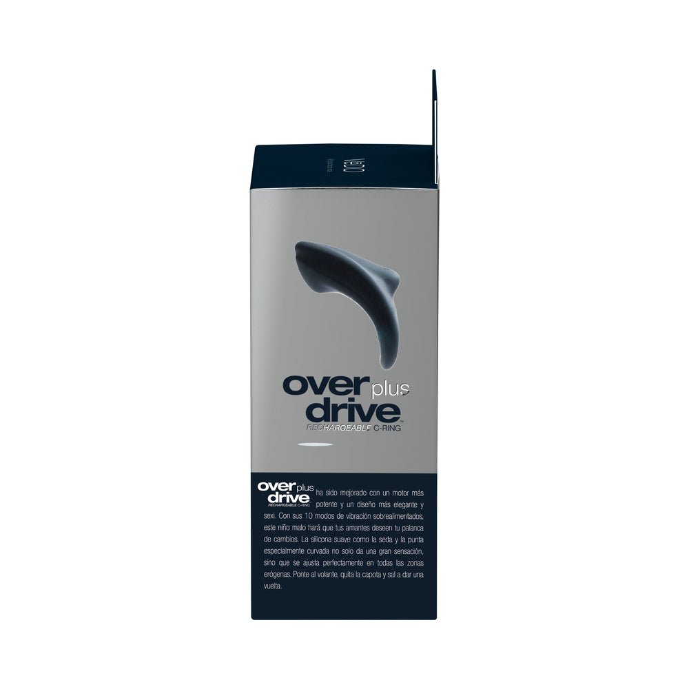 VeDO Overdrive+ Rechargeable Vibrating Ring - Just Black - Image 7
