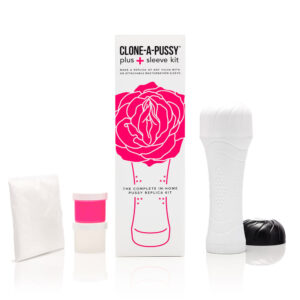Alternative view of Clone-A-Pussy Plus Sleeve DIY Casting Kit Hot Pink