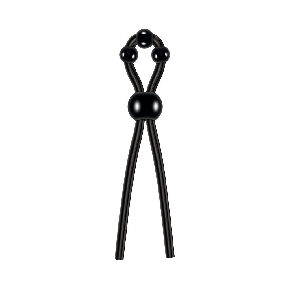 Zero Tolerance Ultimate Silicone Lasso Adjustable Cockring Black - Image 5