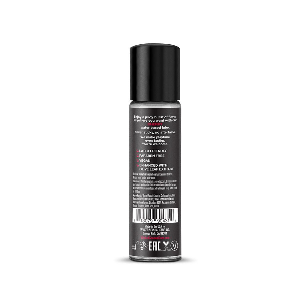 Wicked Aqua Cherry Water-Based Lubricant 1 oz. - Image 2