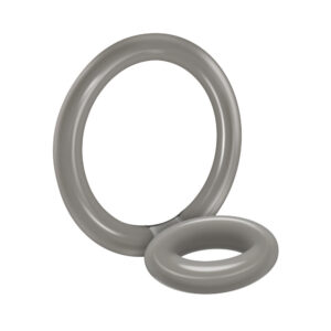 Alternative view of Zero Tolerance Bullseye Dual Ring Cockring Smoke