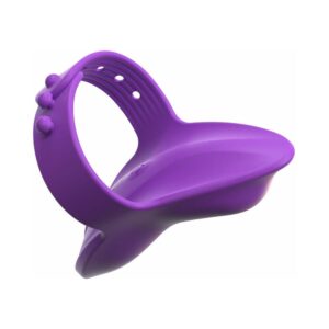 Alternative view of Fantasy For Her Rechargeable Adjustable Silicone Her Finger Vibe Purple