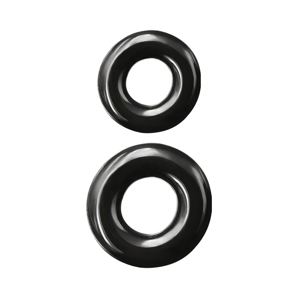 Renegade Double Stack Cock Rings 2-Pack Black - Image 2