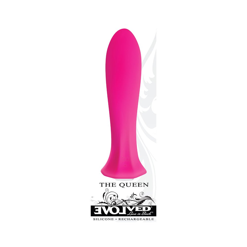 Evolved The Queen Rechargeable Silicone Mini Vibrator Pink - Image 6