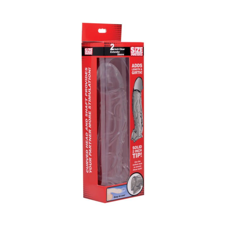 Size Matters 2 in. Clear Extender Sleeve