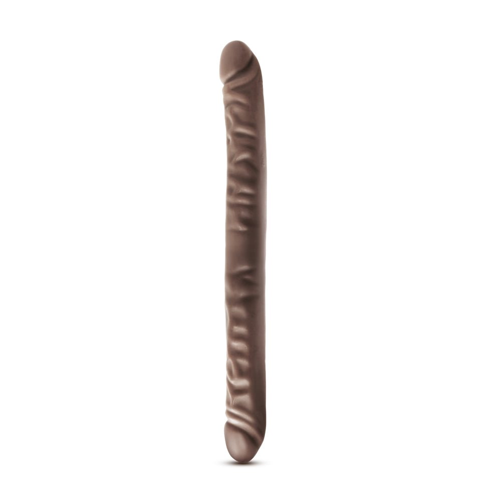 Dr. Skin 18 in. Double Dildo Brown - Image 2