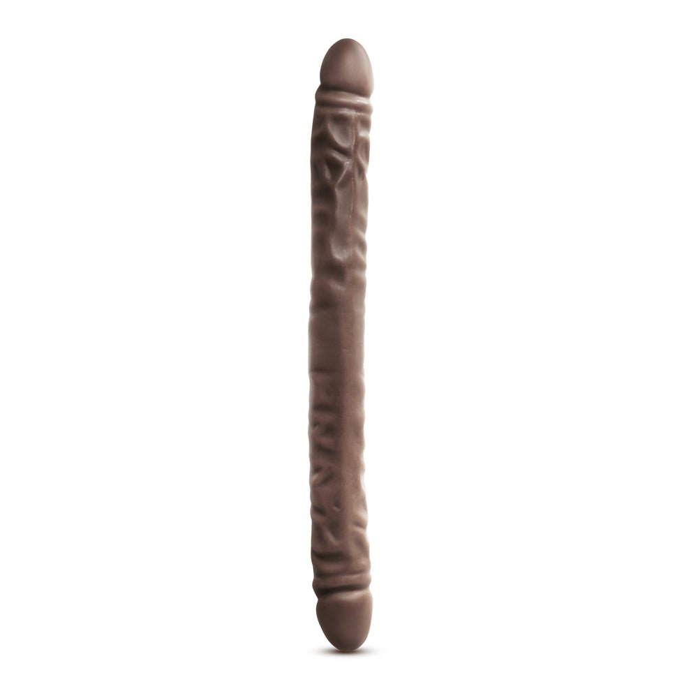 Dr. Skin 18 in. Double Dildo Brown - Image 3