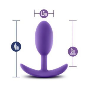 Luxe Wearable Vibra Slim Plug Medium Purple - Image 8