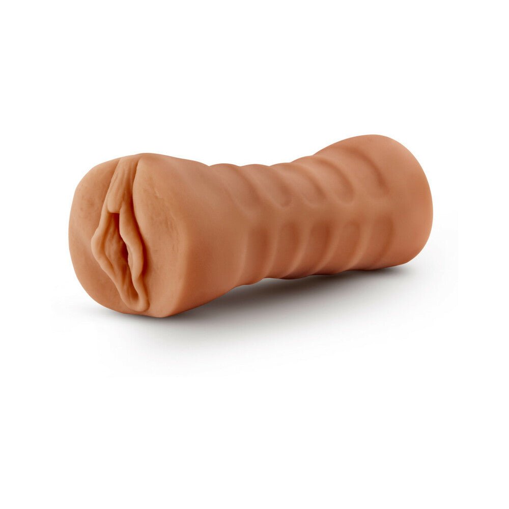 M for Men Sofia Vagina Stroker with Bullet Vibrator Tan - Image 3