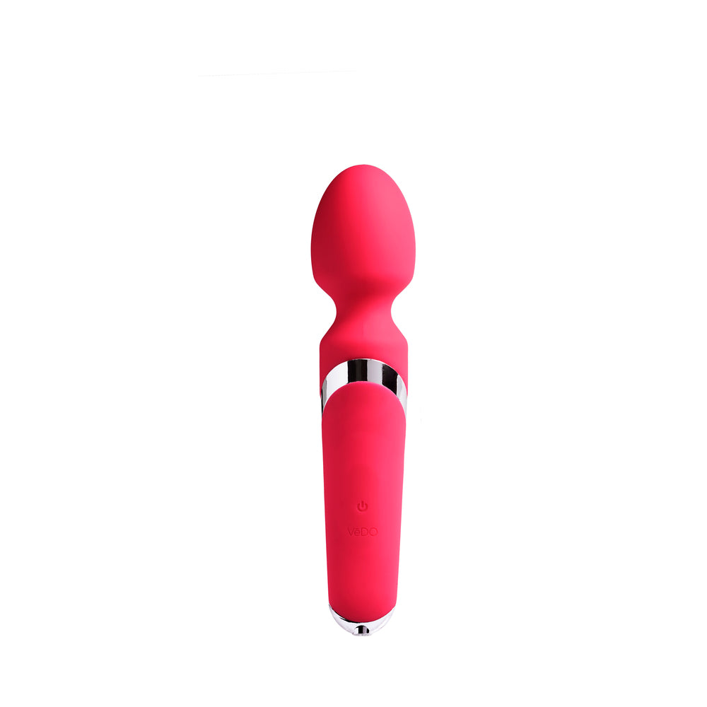 VeDO Wanda Rechargeable Wand Vibe - Foxy Pink - Image 2