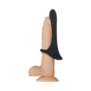 Alternative view of Zero Tolerance Cock Armor Rechargeable Vibrating Silicone Cock Sheath Black