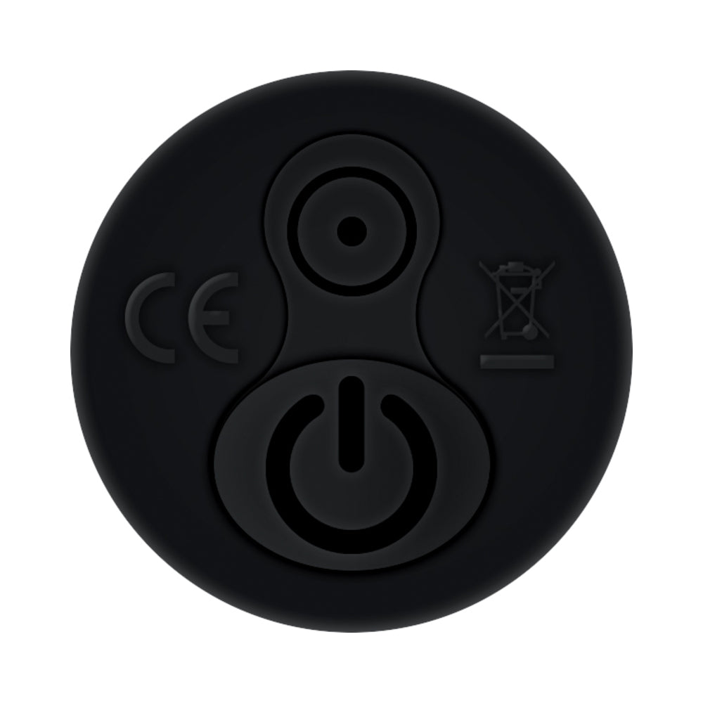 Zero Tolerance Bell Ringer Rechargeable Vibrating Flicking Silicone Cockring Black - Image 8