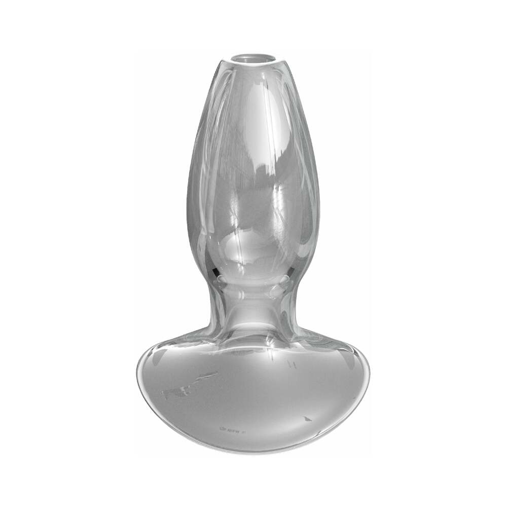 Anal Fantasy Elite Collection Beginner''s Anal Gaper Glass Tunnel Plug Clear - Image 2