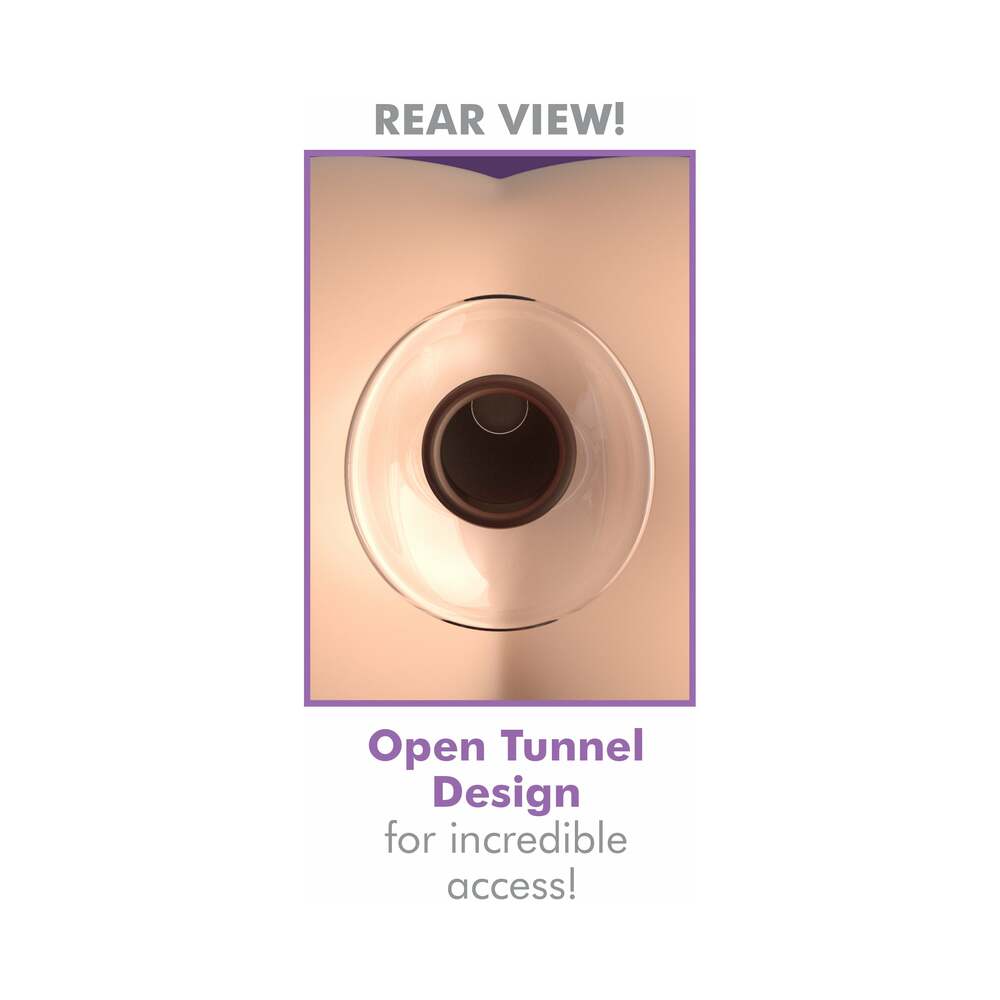 Anal Fantasy Elite Collection Beginner''s Anal Gaper Glass Tunnel Plug Clear - Image 3